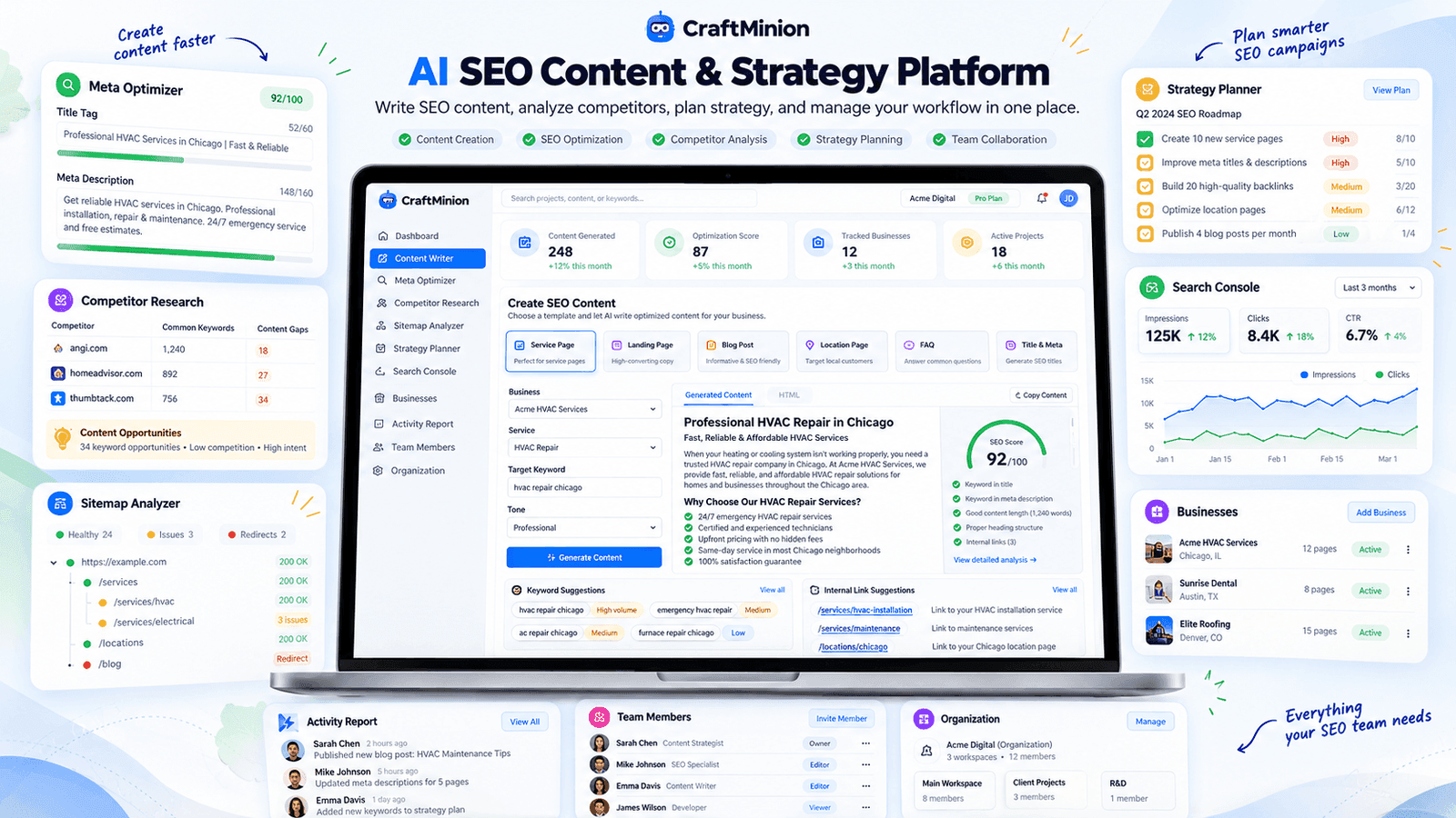 AI content engine platform